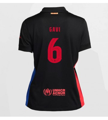 Barcelona Paez Gavi #6 Replika Udebanetrøje Dame 2024-25 Kortærmet